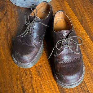 Dr. Martens Brown Oxford-Style Lace-Up Shoes